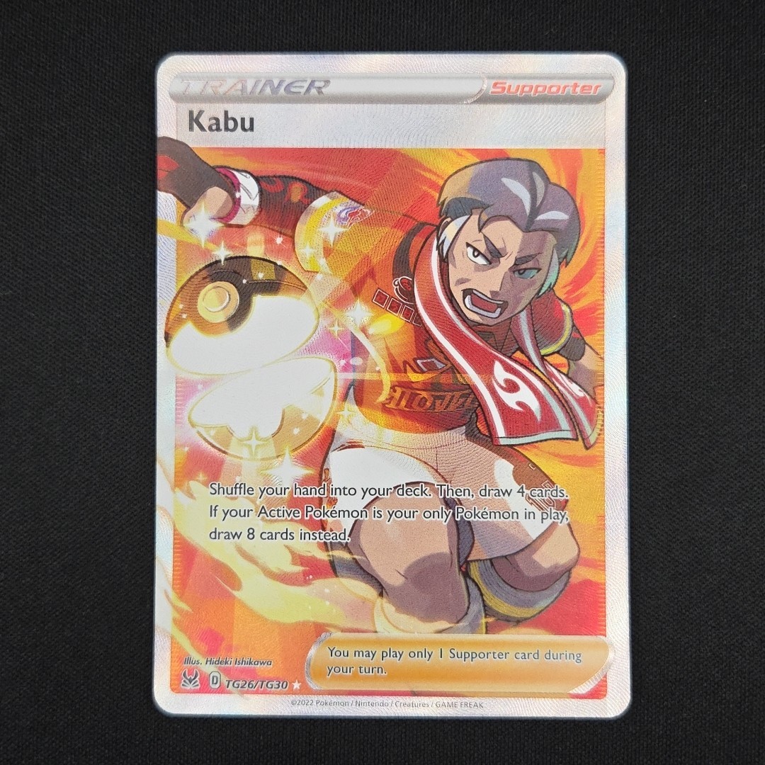Pokemon TCG Card Kabu TG26/TG30 Lost Origin Trainer Gallery Holo - NM