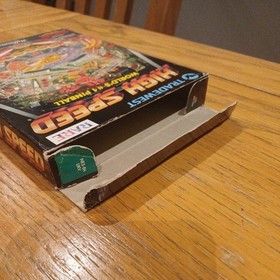 High Speed Worlds #1 Pinball Boxed Protector Manual PAL A NES-8H-UKV Nintendo