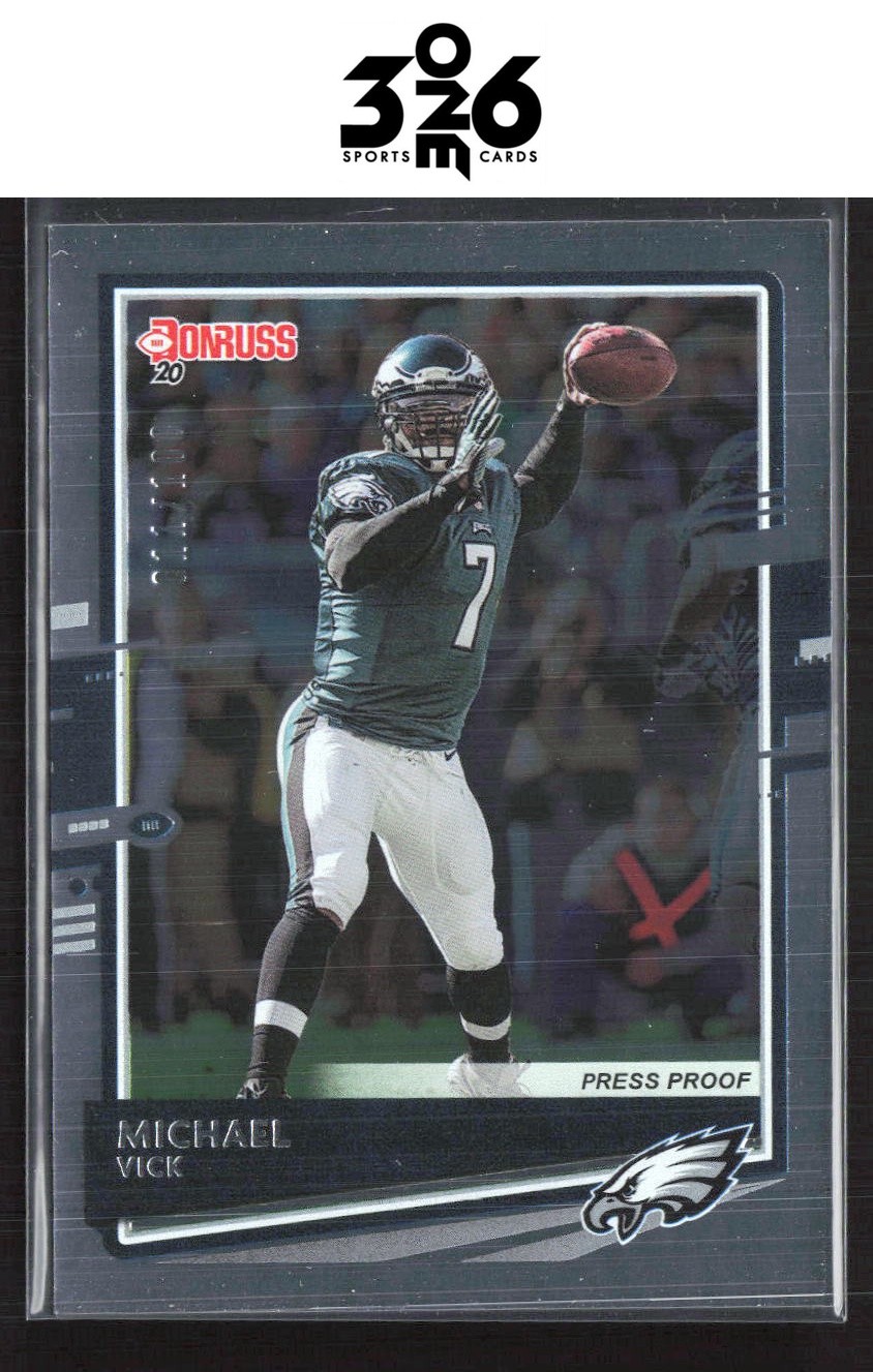 Michael Vick 2020 Donruss Press Proof Silver #212