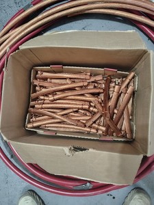 10 lbs Bare Bright Clean Copper Scrap Metal. Perfect For A Kiln. Perfect Size.