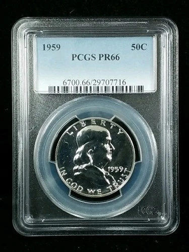 1959 50C Proof Franklin Half Dollar NGC PF66  Choice #6662