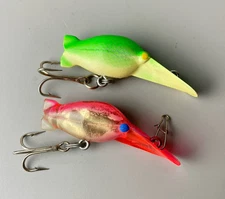 Hot Shot Eddie Pope Pre-Luhr Jensen #3  Pink Flash & Luminous Green lot of 2