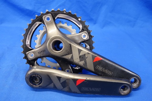 SRAM XX 2 x 10 GXP Carbon Mountain Bike Crankset, 39/26t, 170mm Arm Length