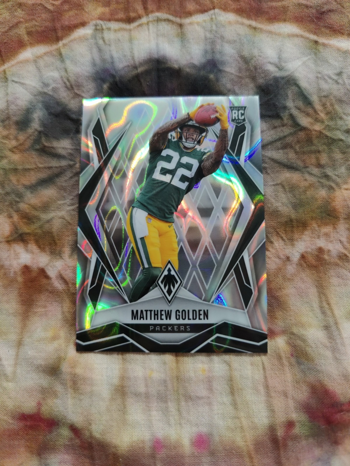 MATTHEW GOLDEN 2025 Panini Phoenix  RC Rookie #174 SILVER Packers