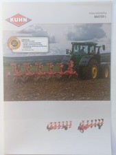 KUHN MASTER L Anbauvolldrehpflug Pflug Prospekt 11/2021 Traktor Schlepper