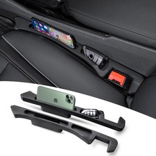 ZOCARTO Car Seat Gap Filler 2-Piece Black - Universal Fit Cars SUV Trucks