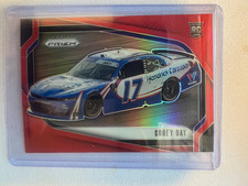 Corey Day 2025 NASCAR Panini Prizm Rides Red /249 Rookie Card (RC)