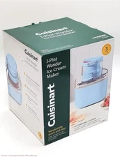 Cuisinart 1 Pint Wonder Ice Cream Maker Frosted Blue