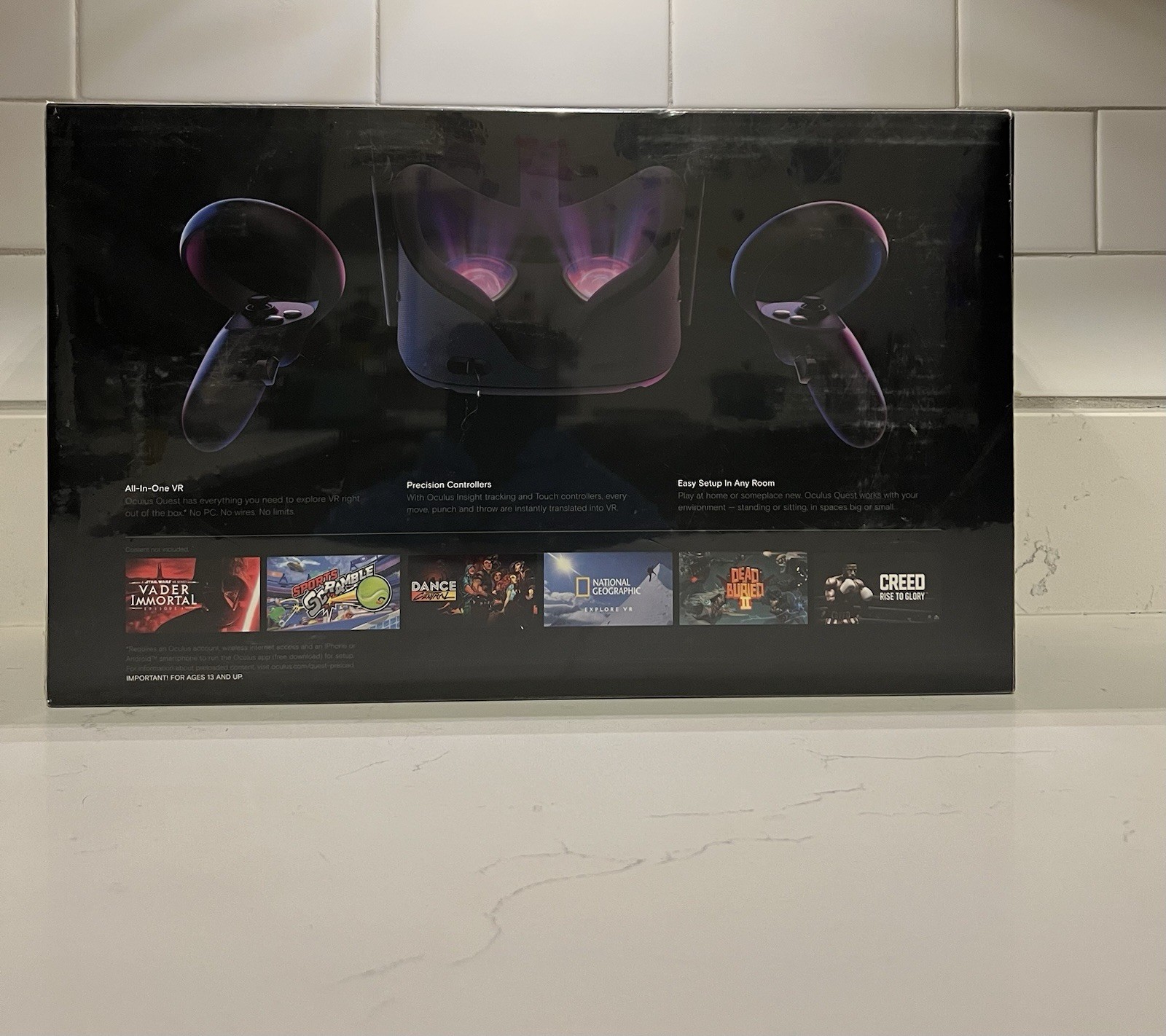 Meta Quest 1 VR Headset - Factory Sealed Box - Oculus Quest 64GB - NEW alternate view 4