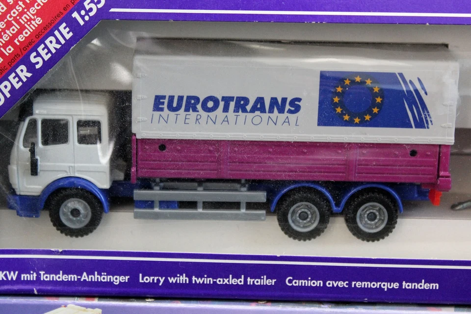 SIKU 3812 Super Série LKW Et Siku 3515 - Mercedes SK Avec Remorque OVP - Photo 4/4