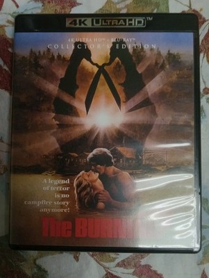 The Burning Collector's Edition 4K UHD Blu-ray 2 Disc Set Scream Factory Horror