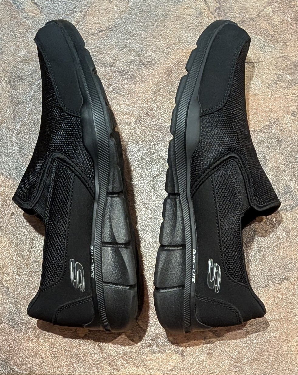 New Skechers Equalizer 3.0 Men's Slip On Relaxed Fit Black S