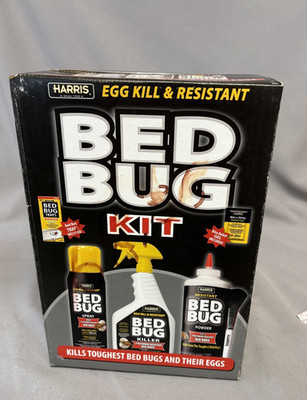 Harris Bed Bug Kit Egg Kill & Resistant BLKBB NEW Factory Sealed 6 Piece Set