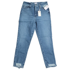 Good American GWKRWH062T Raw Hem Distressed Skinny Jeans Women  s 4/27" Waist