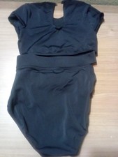 Cap Sleeve Strappy Open Waist Leotard, Balera LC Style 15212