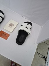Size 36EU NIB HERM S White Calfskin Women s Chypre Sandals w/ receipt