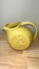 Vintage McCoy Shamrock Clover Pitcher Ice Lip 1940s Yellow