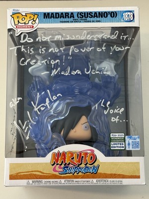  Funko Pop! Naruto Madara Susano'o Neil Kaplan signiert (Animecon 2025 - Birmingham)