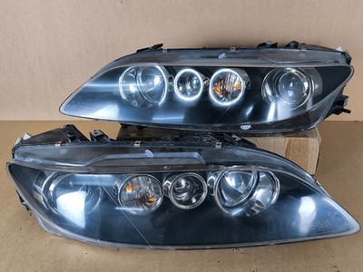 2006-2007 MAZDA MAZDASPEED 6 SEDAN FRONT HID BLACK HEADLIGHT HEAD LIGHTS LAMPS