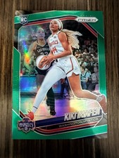 2025 Panini WNBA Prizm Kiki Iriafen RC Green Rookie #72 Mystics