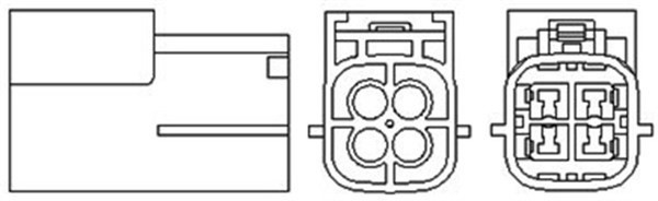 Lambdasonde Sensor Abgassteuerung Magneti Marelli 466016355053 FüR K12 Micra 3-image