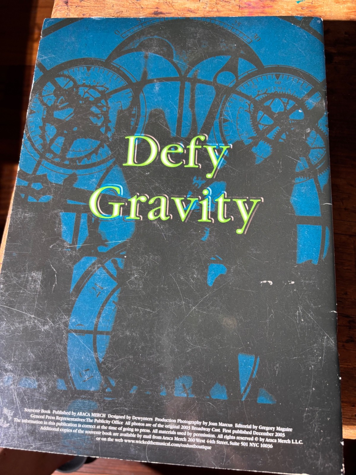 Wicked: The Grimmerie, hard cover first edition + extra