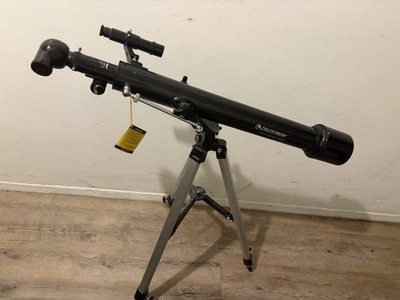 Celestron PowerSeeker 60AZ Telescope w/ Tripod, Eyepieces, Instructions