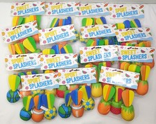Lot of 15 packs of 3 Sports Splashers 6 inch Pool Toys