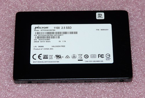 256GB Micron 1100 MTFDDAK256TBN SATAIII 6Gb/s SSD Festplatte 6,3cm(2,5")