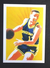 1990 NBA HOOPS Chris Mullin Golden State Warriors Checklist #363