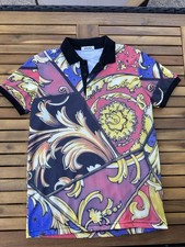 Men s Versace Graphic Polo Vintage Italy Medium