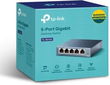 TP-Link TL-SG105, 5 Port Gigabit Unmanaged Ethernet Switch, Network Hub Ethernet