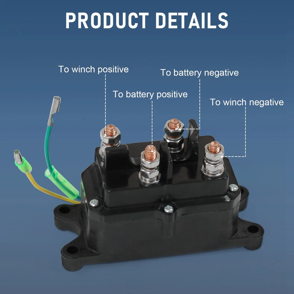 ATV Winch Contactor Solenoid Relay Switch For Warn # 2875714 63070 62135 74900 - Image 3 of 4