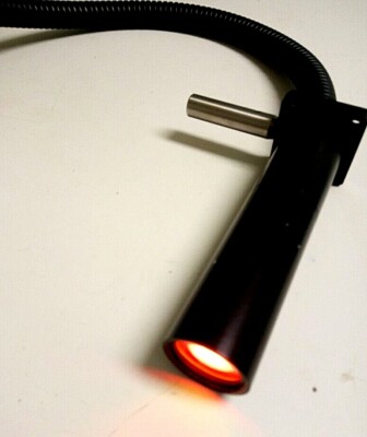 Schott (or sim) Fiber Optic 18'' Flex Light Guide w Red Filter/Adapter 24'' Total