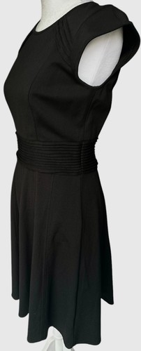 Eliza J Womens Dress 6 Black Ponte Knit Fit & Flare Office Career Party - Picture 3 of 14