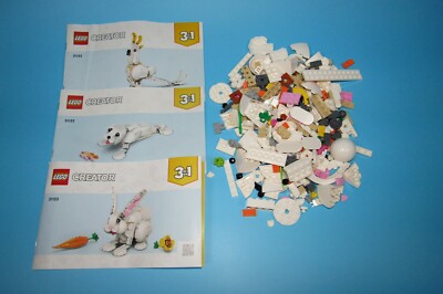 LEGO CREATOR: White Rabbit (31133) 3 in 1 set. Complete with no box ...