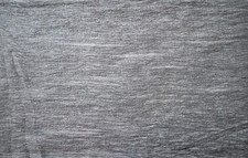Knit Stretch Fabric Gray With Rough Outer Texture Light Weight 2.8 Yard Piece