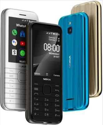 Nokia 8000 4G 4GB ROM 512MB RAM WIFI GPS Original Unlocked Mobile  Phone