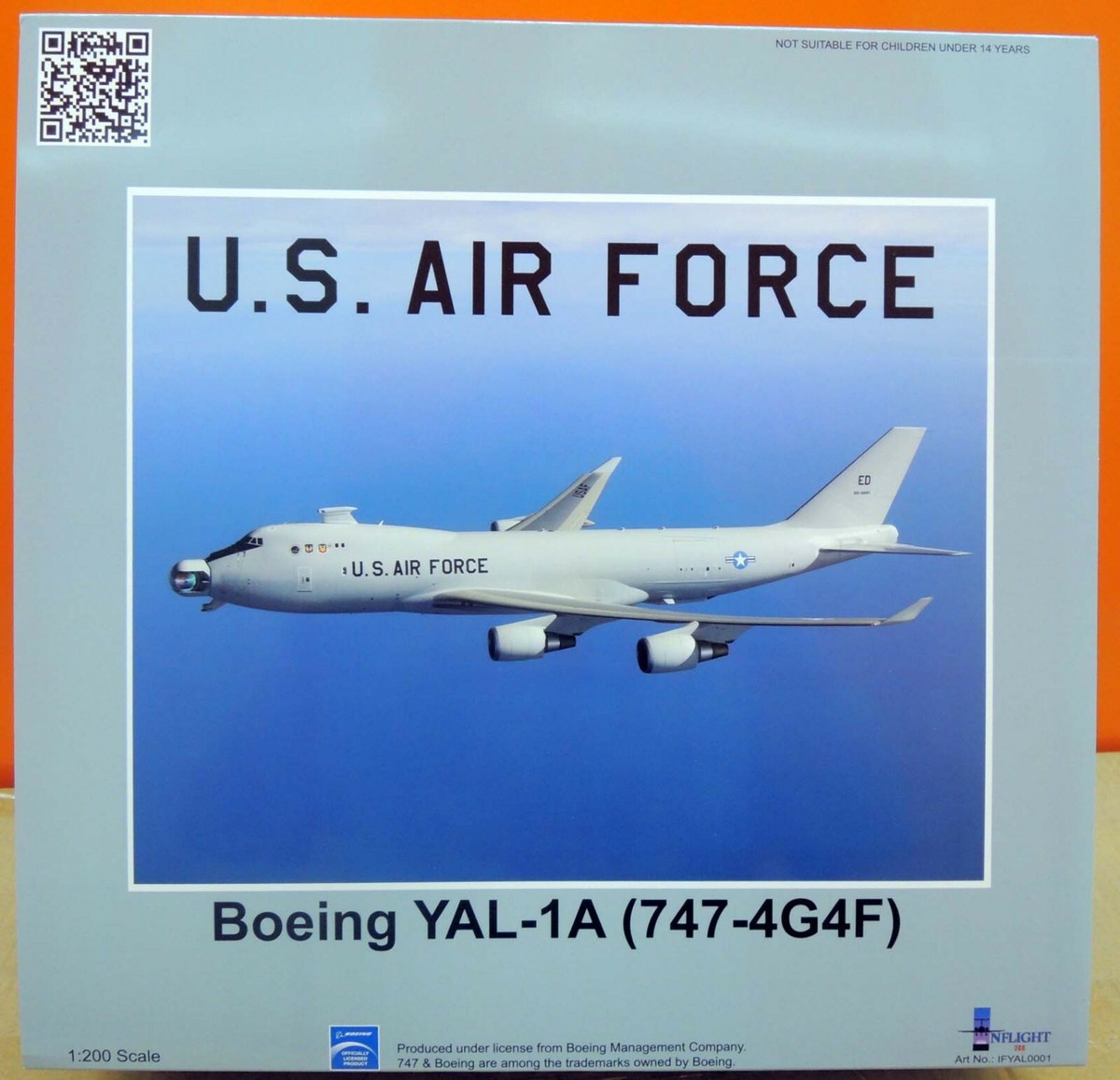 INFLIGHT 1/200 ボーイングYAL-1A (747-4G4F) Inflight 200 UASF YAL-1A 747-4G4F Airborne Laser Gemini 200