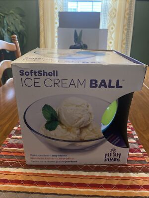 Yay Labs High Fives UCO Soft Shell Blue Ice Cream Ball Pint Ice Cream Maker 