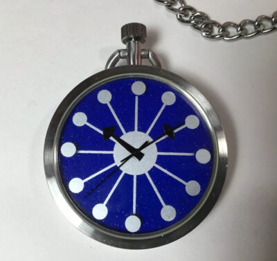 Vintage GEORGE NELSON Mid Century Ball Klock Pocket Watch RARE