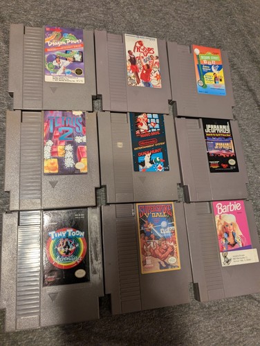 Nintendo NES Game Lot Of 9 Games Vintage | eBay