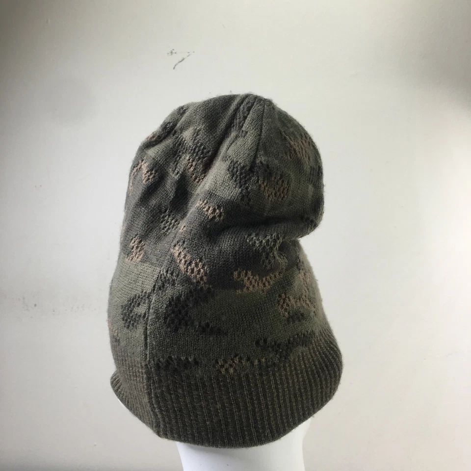 Gorro Wilsons para hombre talla única verde militar calavera Foto 3 de 4