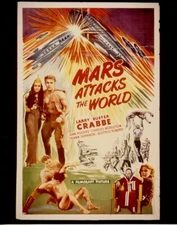 Buster Crabbe Buck Rogers Mars Attacks The World Serial 8X10" Photo #A4892