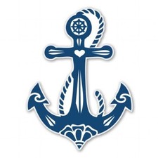 Anchor - Vinyl Sticker Decal - SELECT SIZE