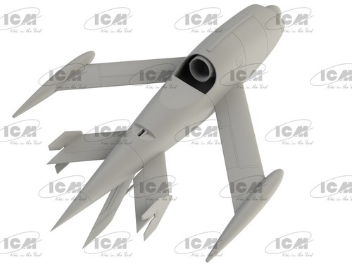 ICM 48400 Plastic model kit 1:48 KDA-1 (Q-2A) Firebee with trailer kits model - Picture 8 of 16