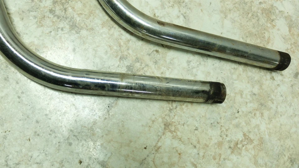 82 Honda CB 900 C CB900 Custom outer right left muffler pipe exhaust headers - Image 2 of 4