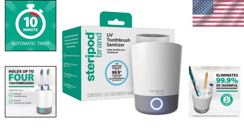 Compact UV Sanitizer for Toothbrushes - Fast Cleaning & Family-Friendly Design - Picture 2 of 9