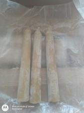 Handmade Hand rolled 100% Pure Beeswax Honeycomb Candles 6" Cotton Wick USA Made