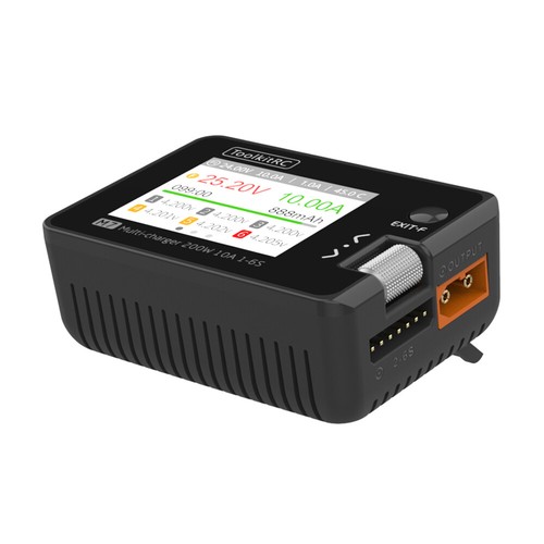 M7 2In Display DC 7-28V 200W Balance Charger Discharger for 1-6S Lipo Battery - Picture 3 of 13